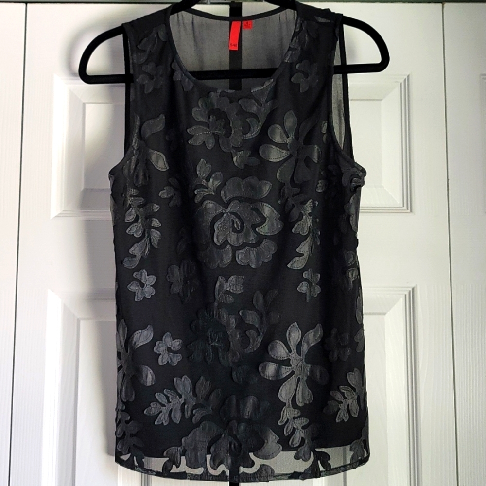 Leather Appliqued 5|48 Top
